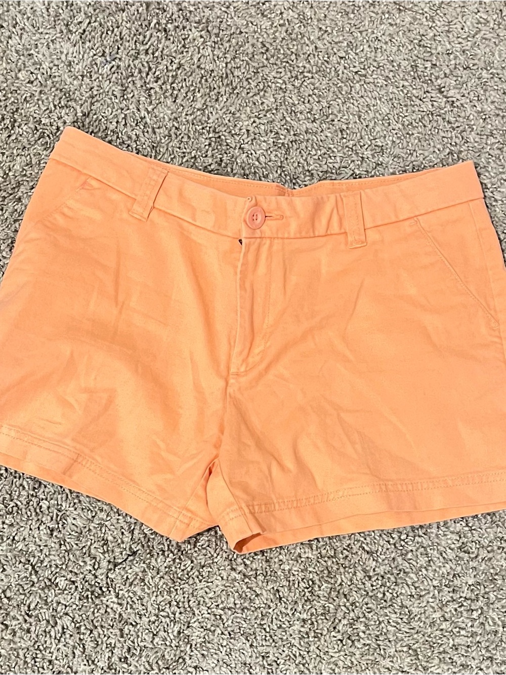 BCG 4 inch legs Women's Peach-Orange Casual Cotton Shorts